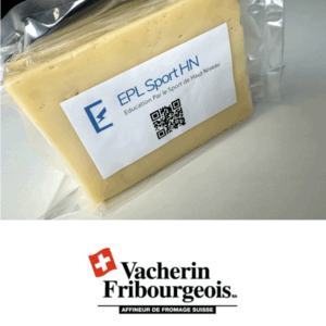 Bloc de fromage à raclettes ou pour hamburgers – 500 Gr. AOP Vacherin Fribourgeois